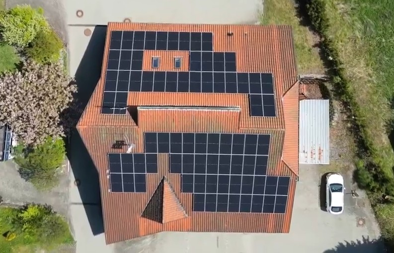 Luftbild Feuerwehrhaus Jungingen