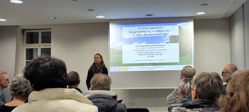 atka stelltdie Ingersheimer Windradbetreiber vor Angela Patka stelltdie Ingersheimer Windradbetreiber vor